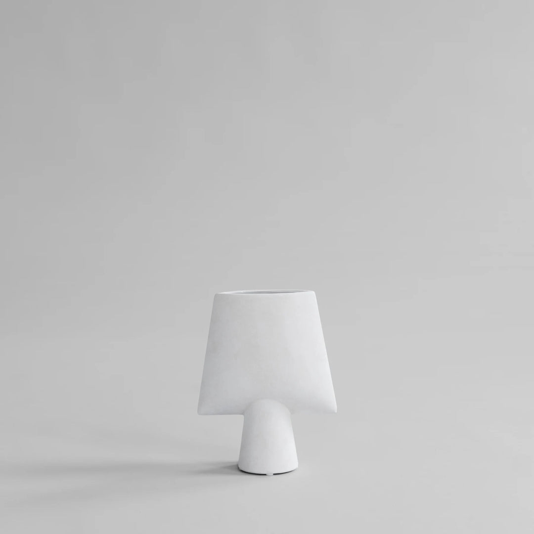 Sphere Vase Square, Mini - Bone White Vases 101 Copenhagen   