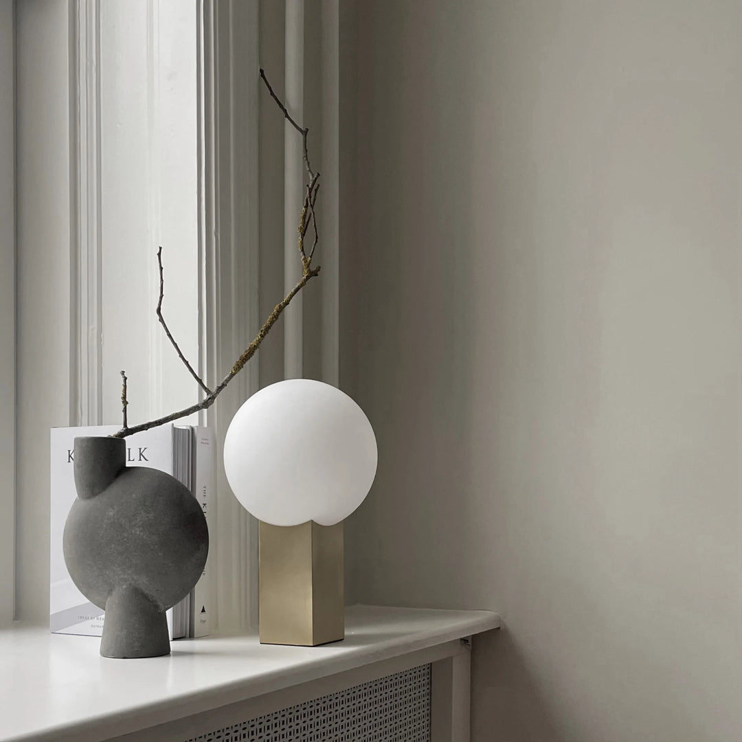 Sphere Vase Bubl, Medio - Dark Grey Vases 101 Copenhagen   