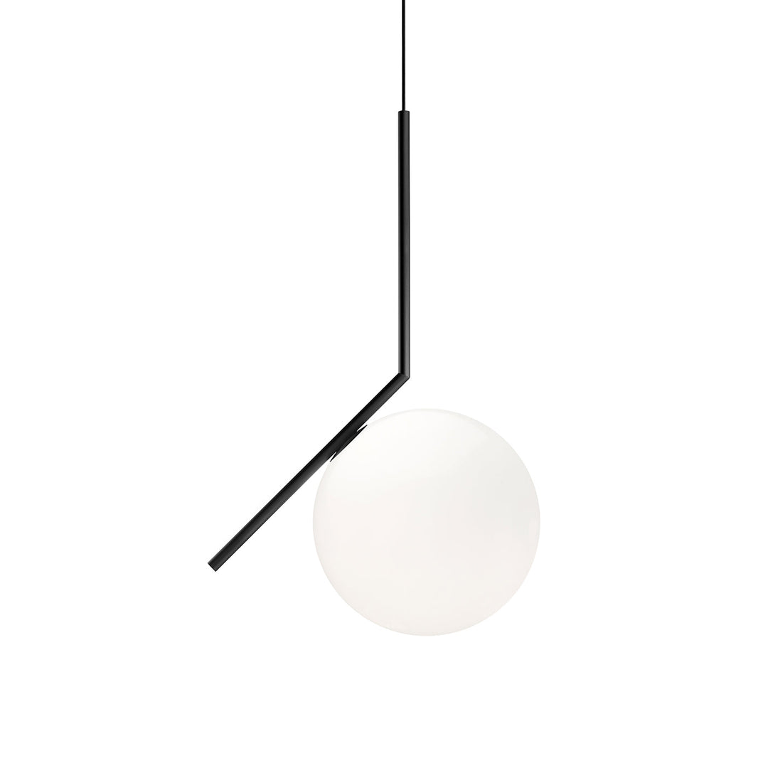 IC Lights Pendant Light Lighting FLOS Black Medium: 11.8 in width