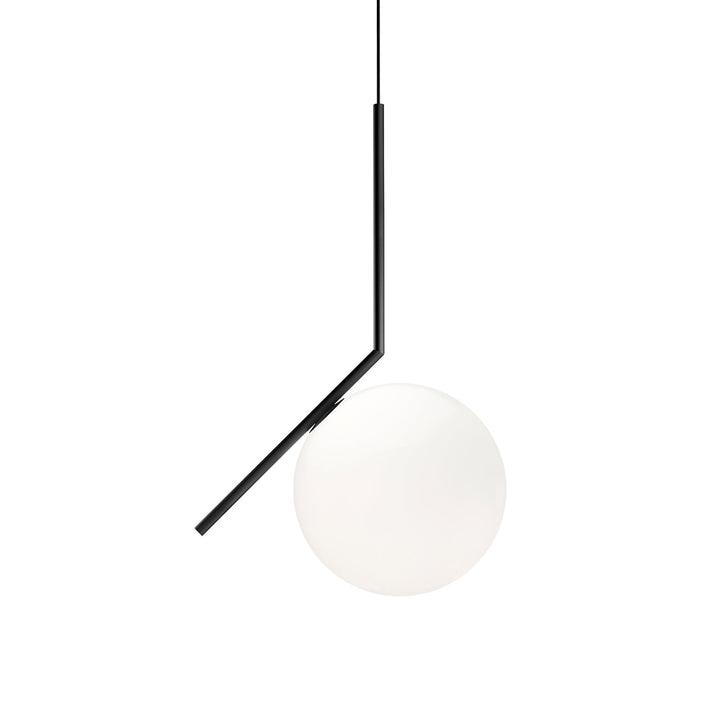 IC Lights Pendant Light Lighting FLOS Black Medium: 11.8 in width
