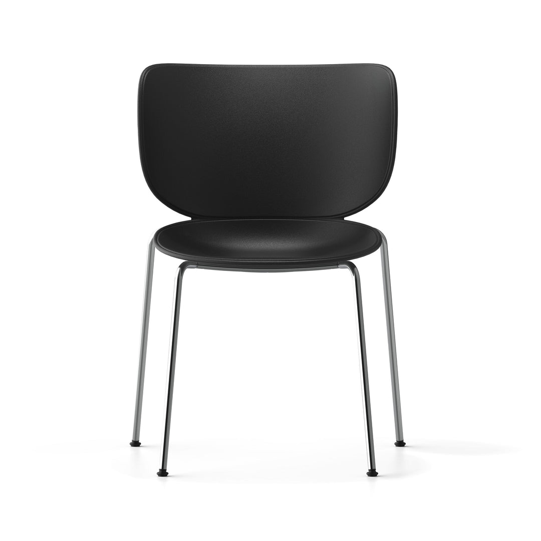 Hana Stackable Dining Chair (Set of 2) Chairs Moooi Black Chrome