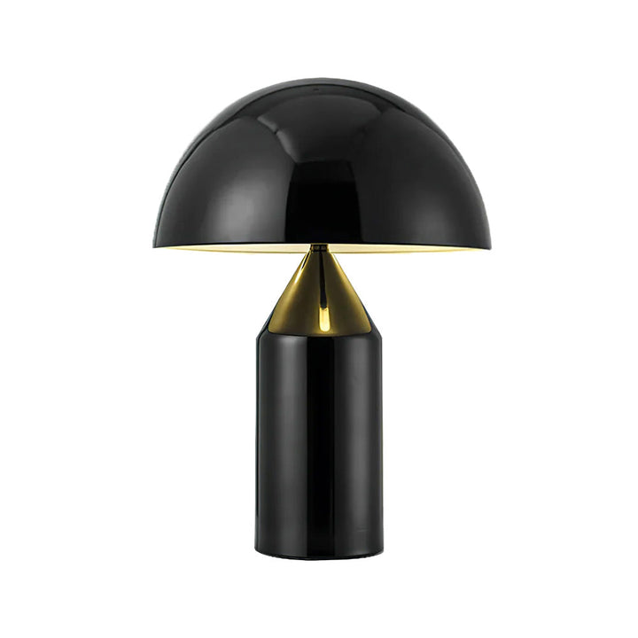 Atollo Table Lamp Table Lamps OLUCE Metal / Black Medium: 15 in diameter