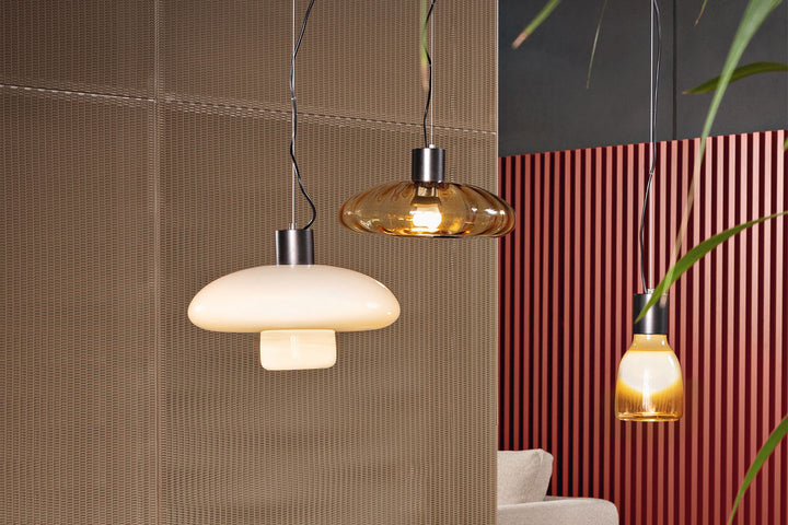 Acquerelli Double Glass Suspension Light Bonaldo