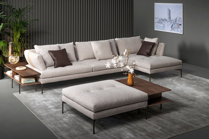 Aliante Sectional Sofa with Chaise Bonaldo