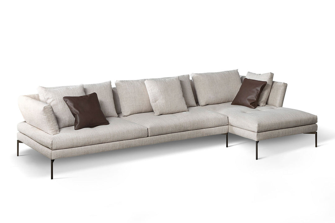 Aliante Sectional Sofa with Chaise Bonaldo