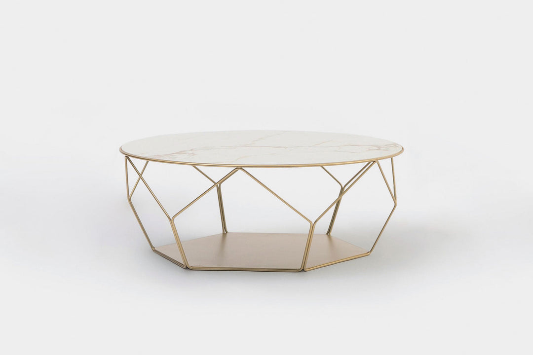 Arbor Coffee Table with Solid Base Bonaldo