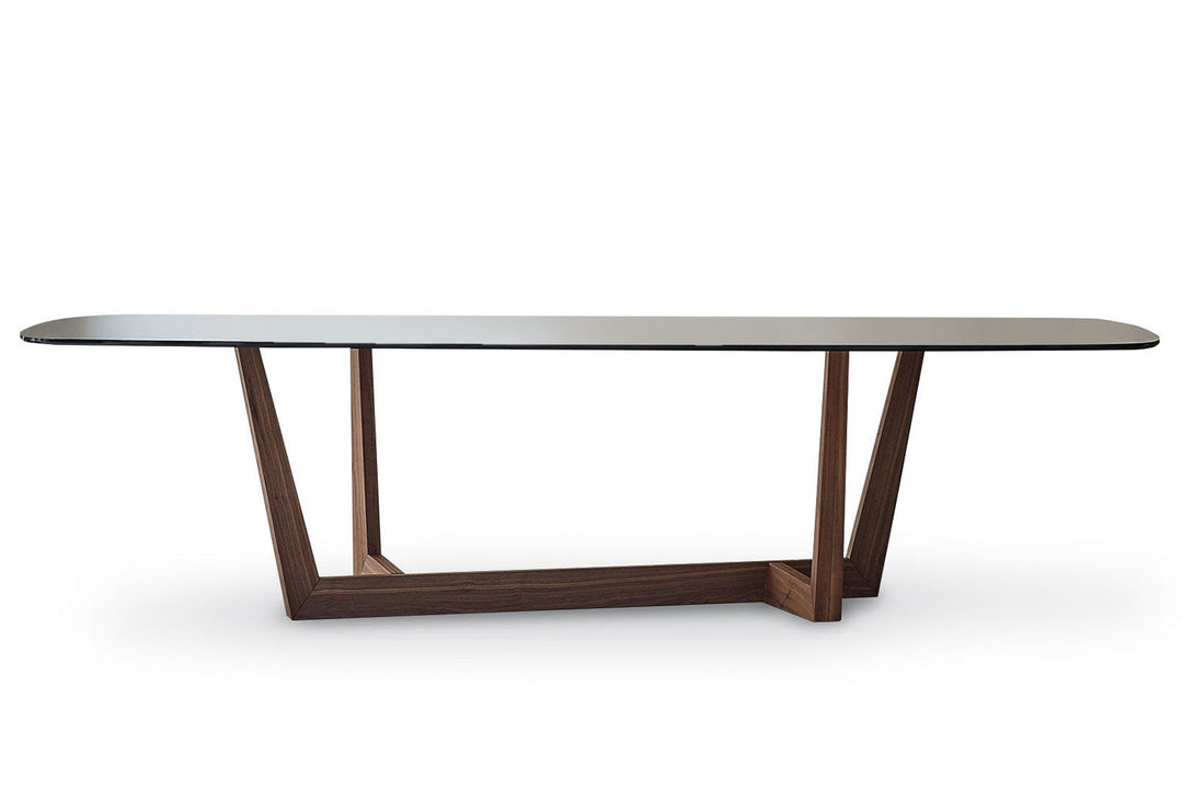 Art Wood Base Dining Table Bonaldo
