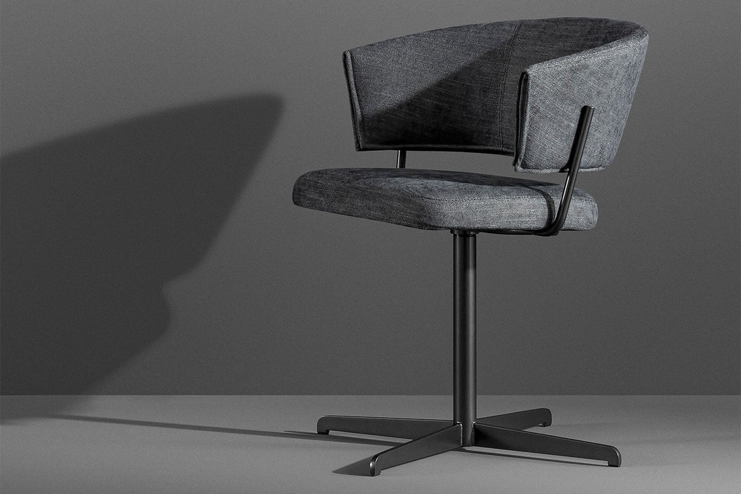 Bahia Swivel Dining Chair Bonaldo