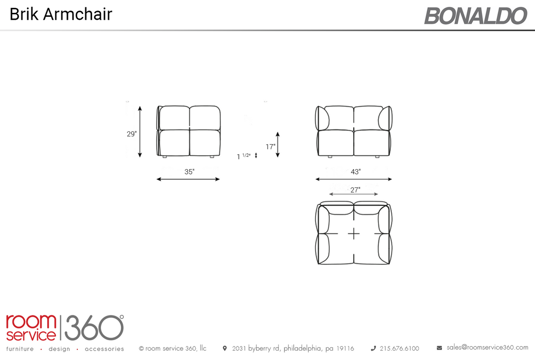 Brik Armchair