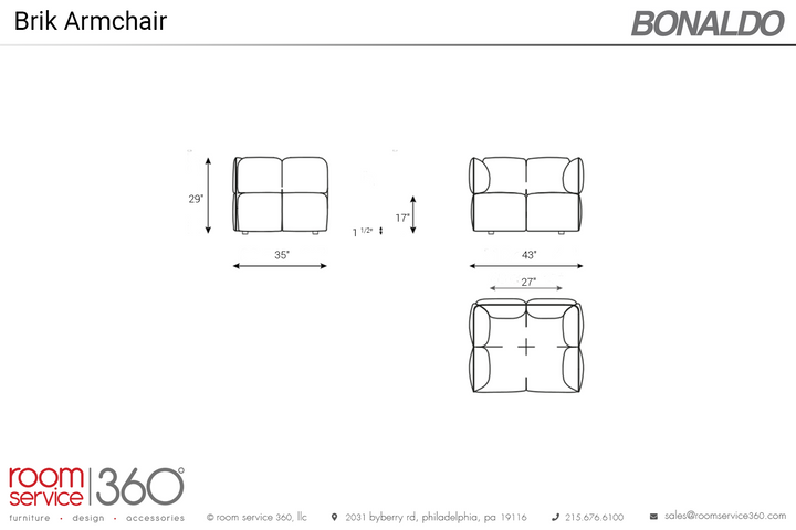 Brik Armchair