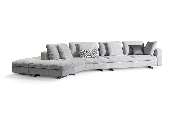 Ever More Angled Sectional Sofa Bonaldo