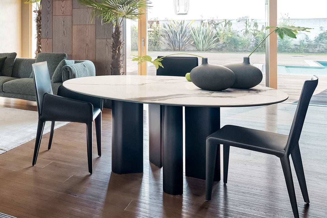 Filly Hard Leather Dining Chair Bonaldo