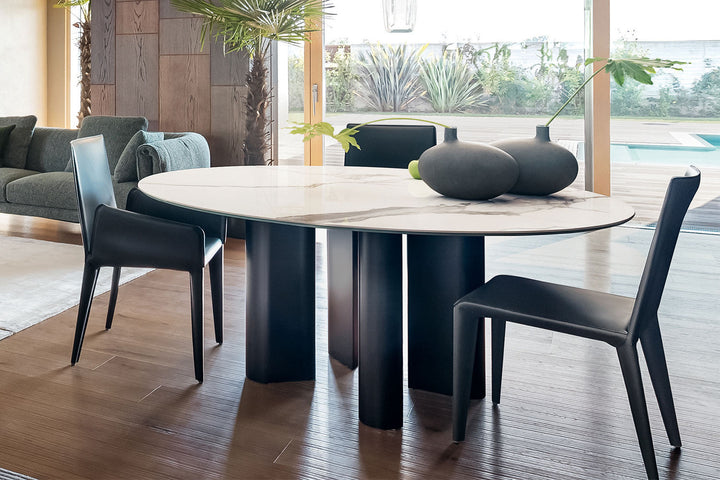 Filly Hard Leather Dining Chair Bonaldo