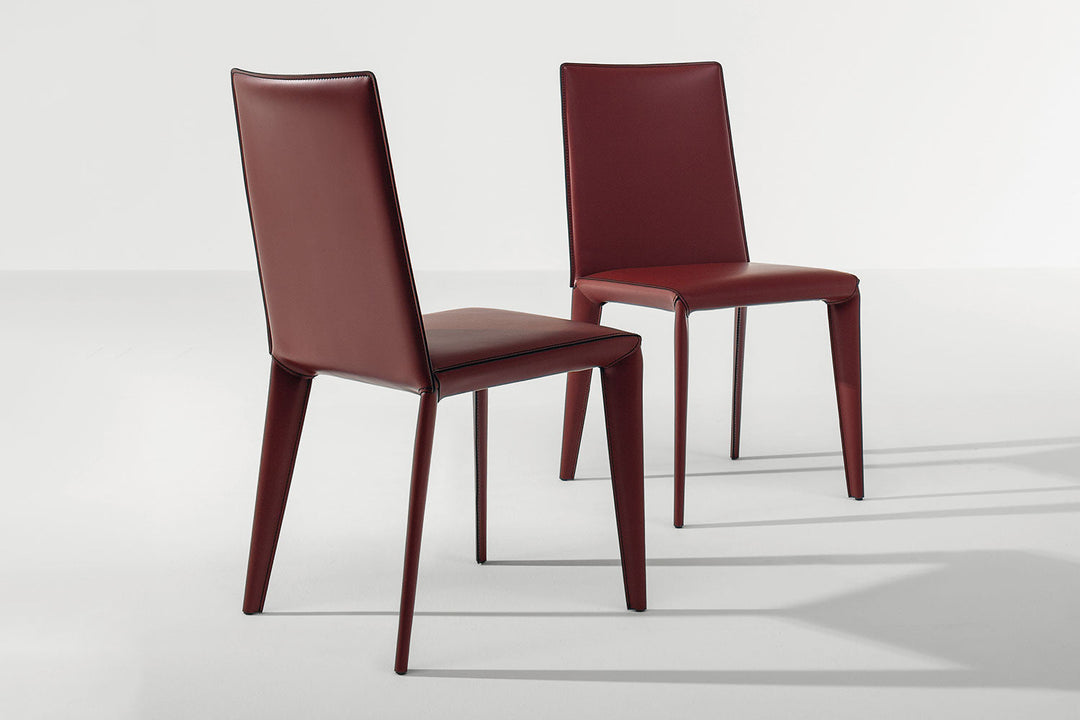 Filly Hard Leather Dining Chair Bonaldo