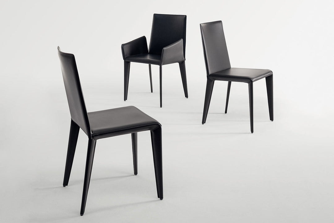 Filly Hard Leather Dining Chair Bonaldo