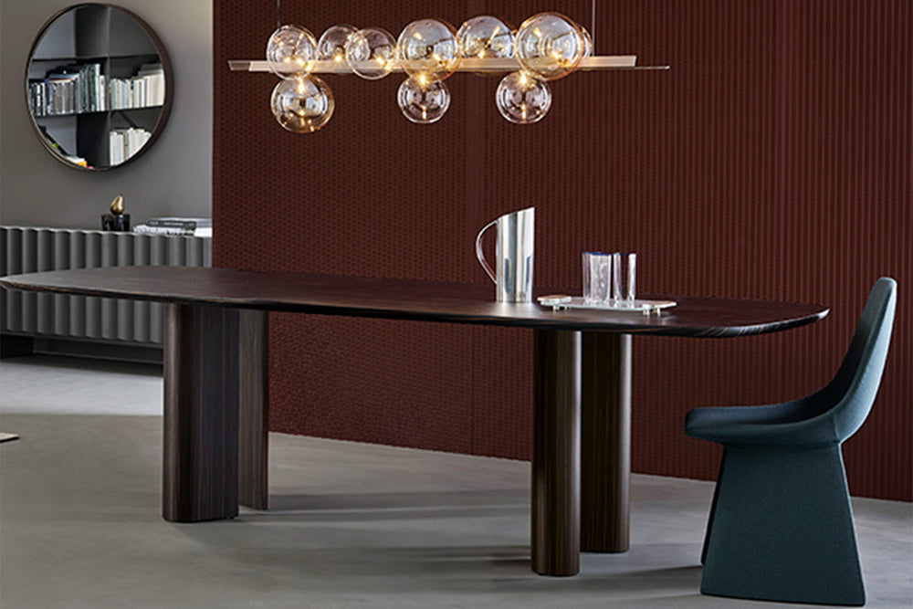 Geometric Ebony Dining Table Dining Tables Bonaldo