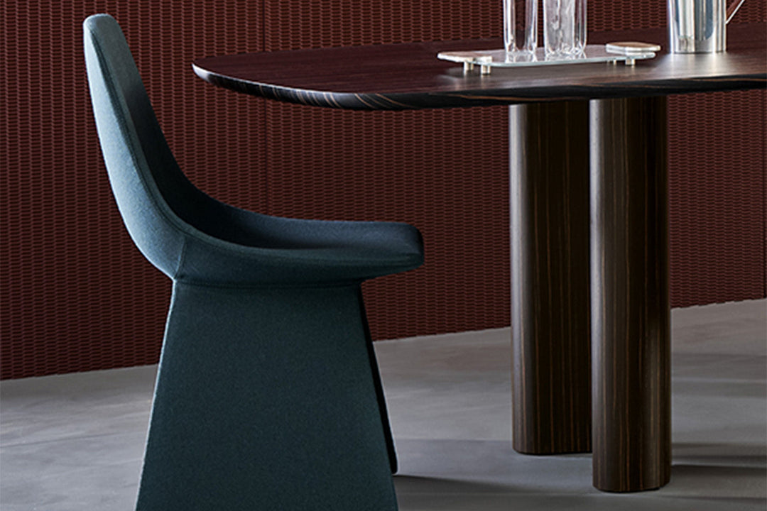 Geometric Ebony Dining Table