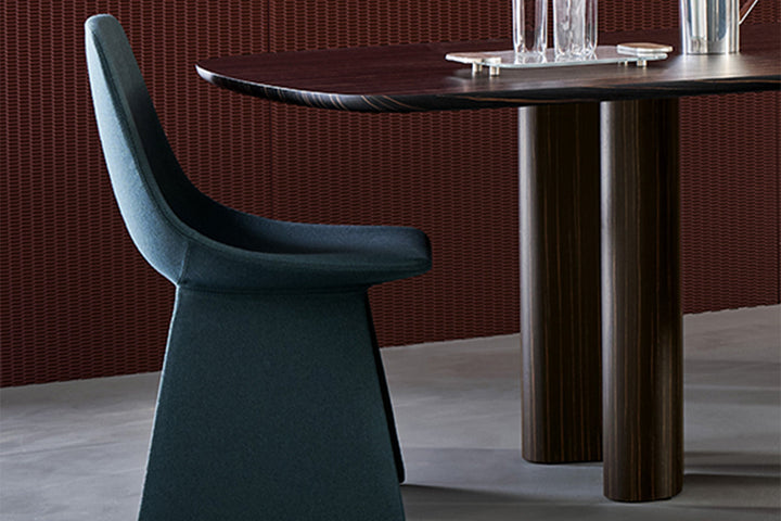 Geometric Ebony Dining Table