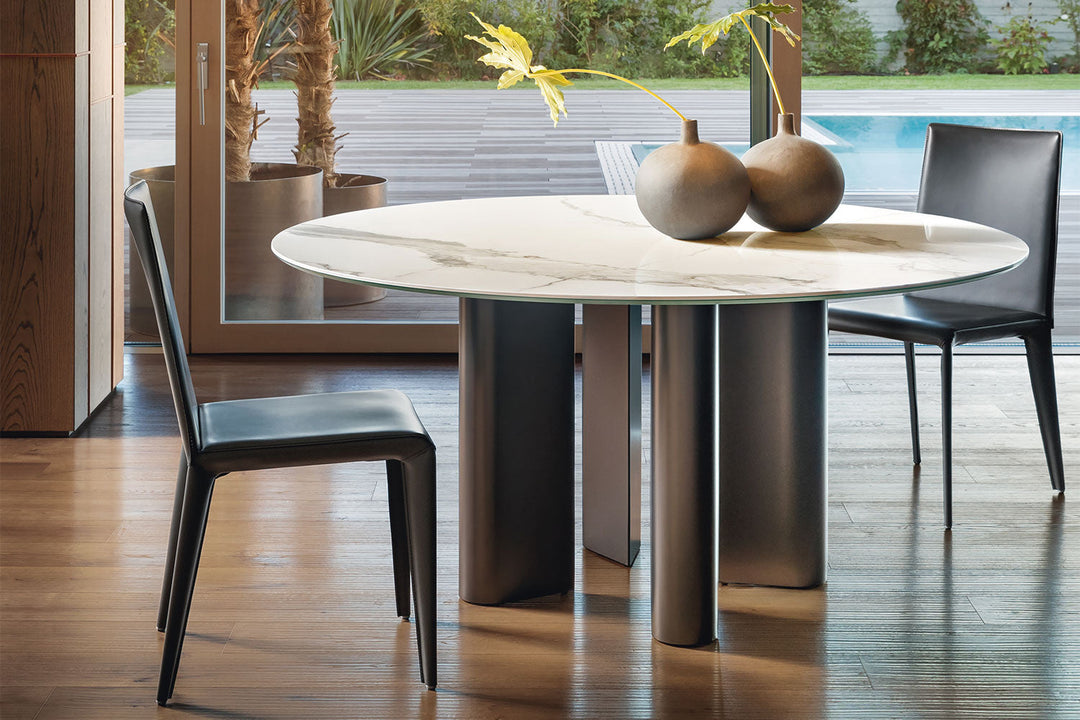 Geometric Round Dining Table Bonaldo