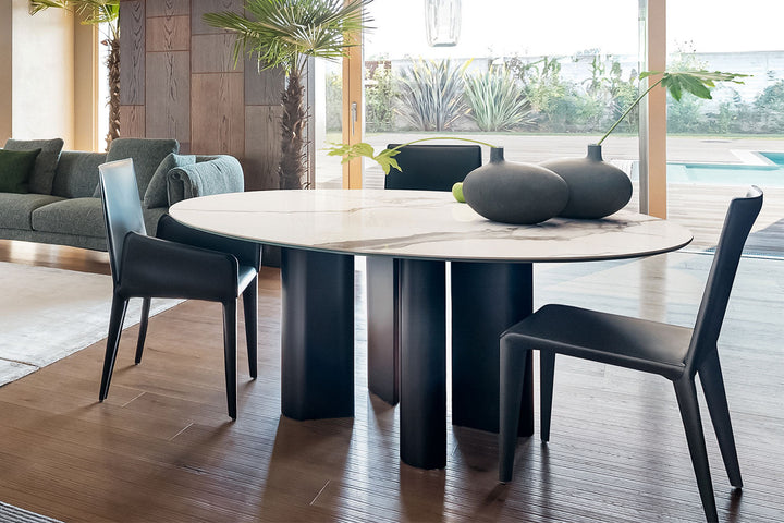 Geometric Round Dining Table Bonaldo