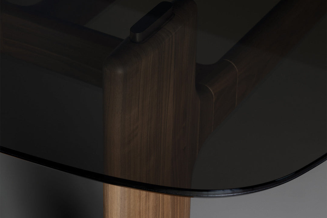 Hippos Wood Base Dining Table Bonaldo