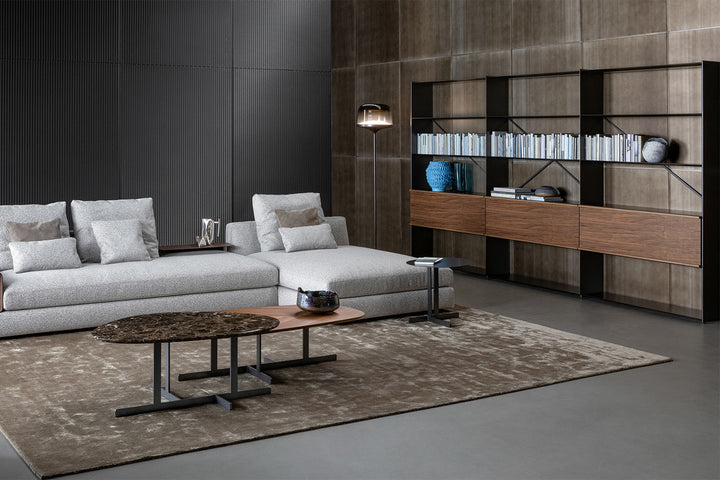 Kaos Bookcase with Storage Bonaldo