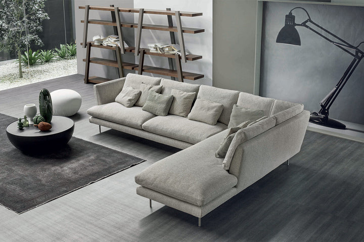 Lars Corner Sectional Sofa With Peninsula Bonaldo