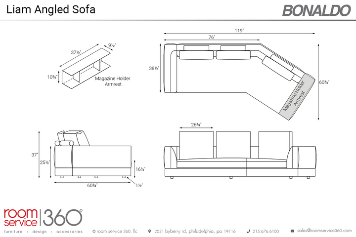 Liam Angled Sofa