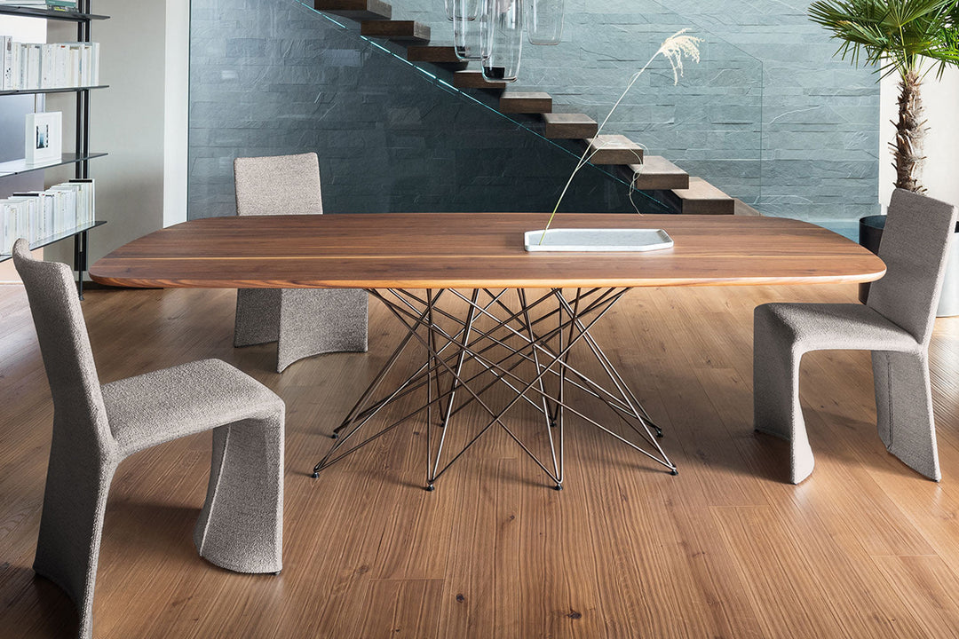 Octa Oblong Wood Dining Table Bonaldo