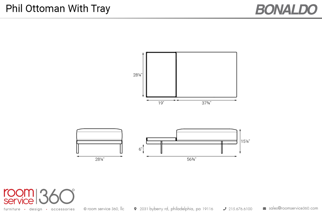 Phil Ottoman With Tray