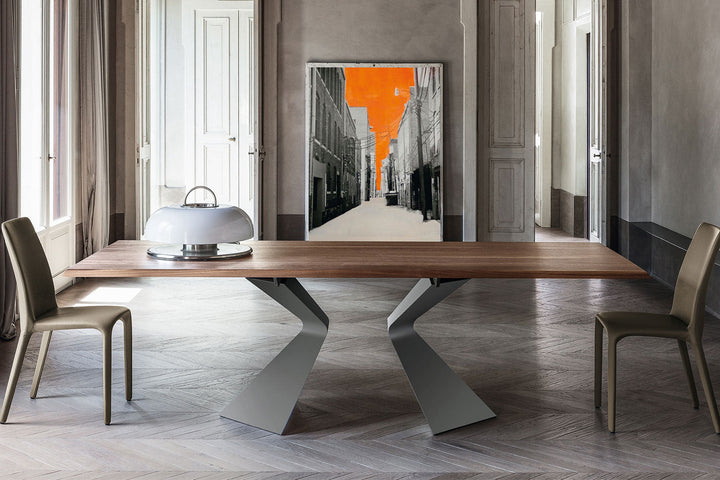 Prora Wood Dining Table Bonaldo