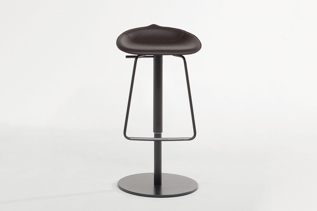 Tab Leather Bar Stool Bonaldo