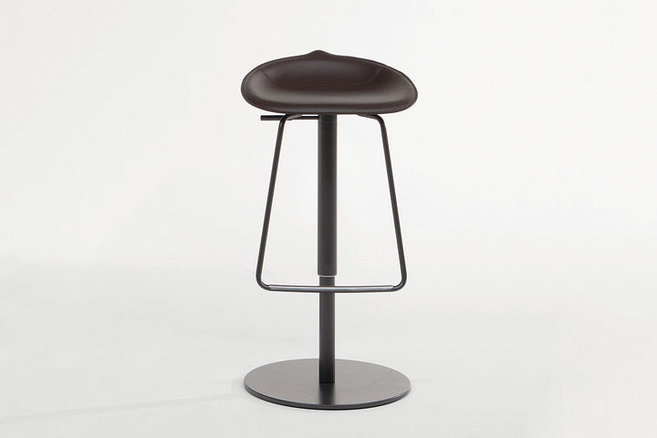 Tab Leather Bar Stool Bonaldo