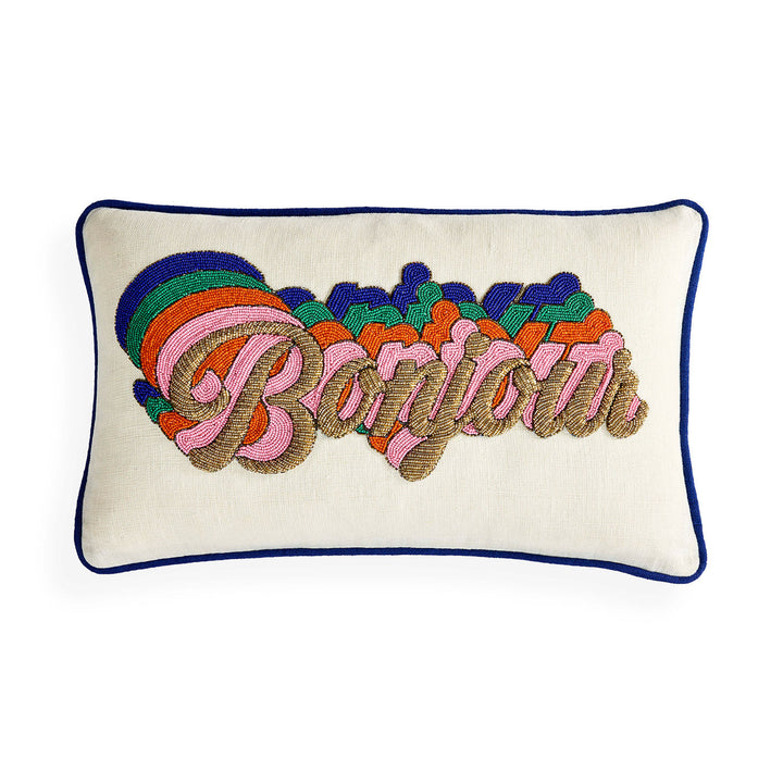 Bonjour Beaded Pillow Jonathan Adler