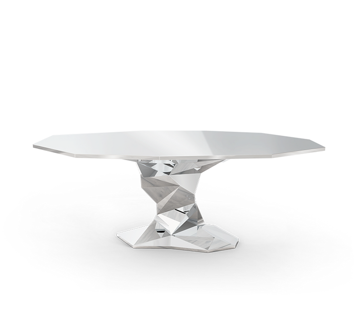 bonsai silver dining table Dining Tables Boca Do Lobo