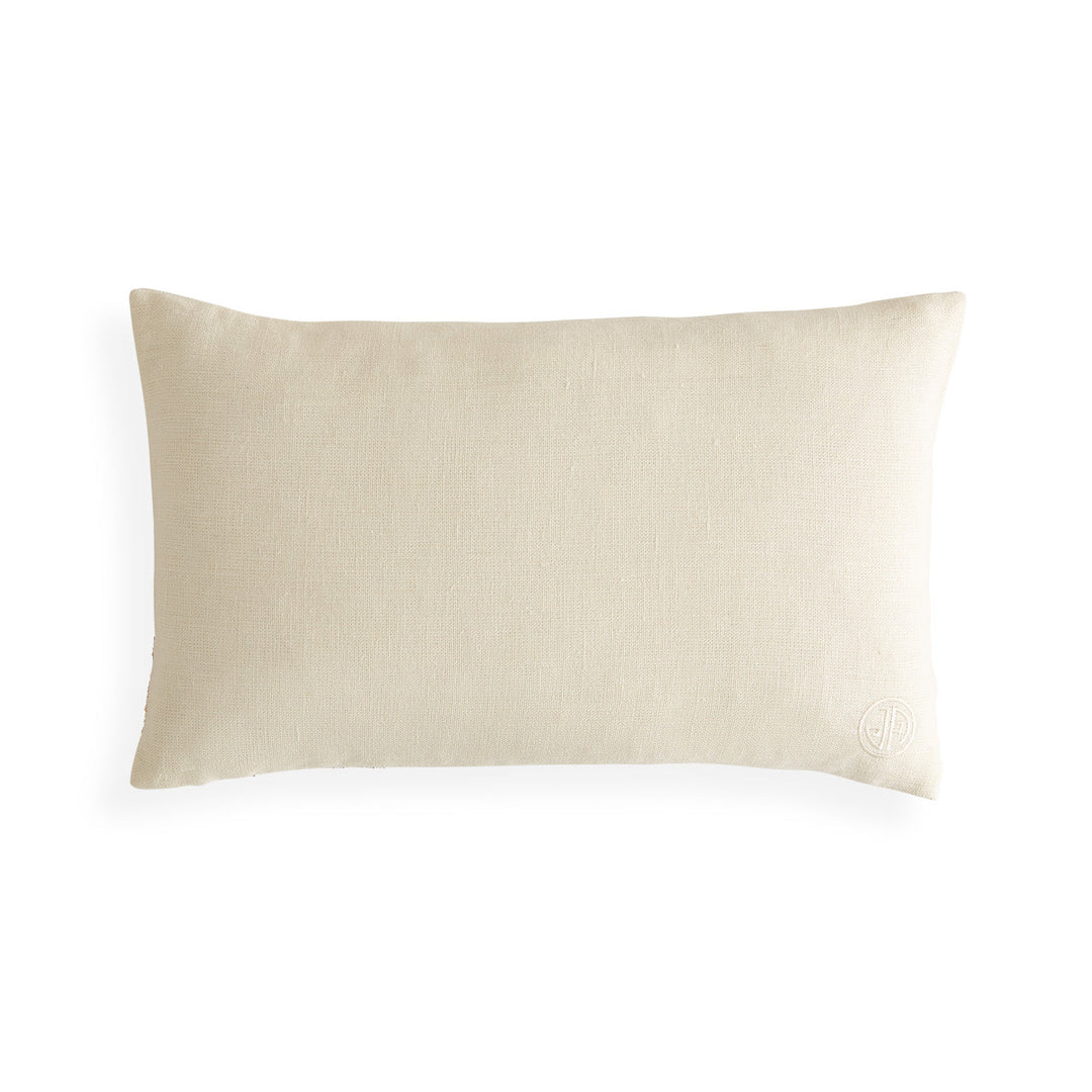 Mushroom Field Beaded Pillow Jonathan Adler