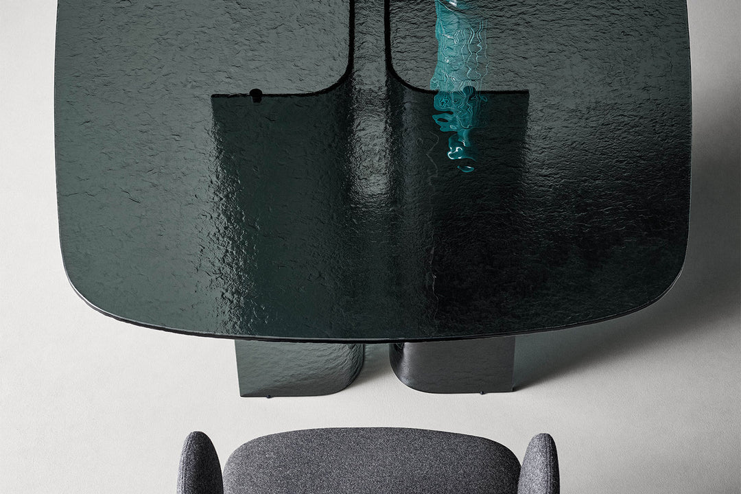Boton Glass Dining Table Bonaldo