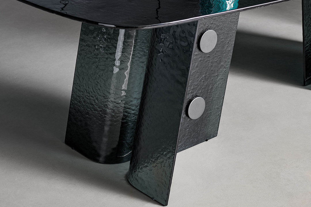 Boton Glass Dining Table Bonaldo