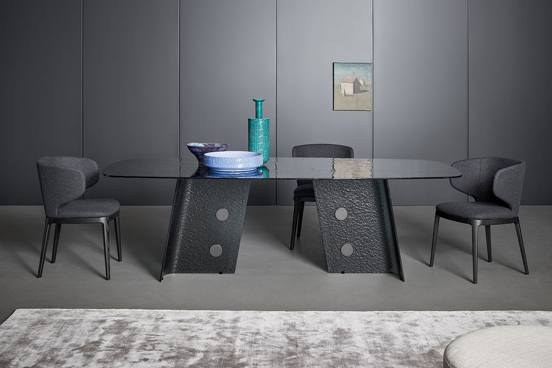Boton Glass Dining Table Bonaldo