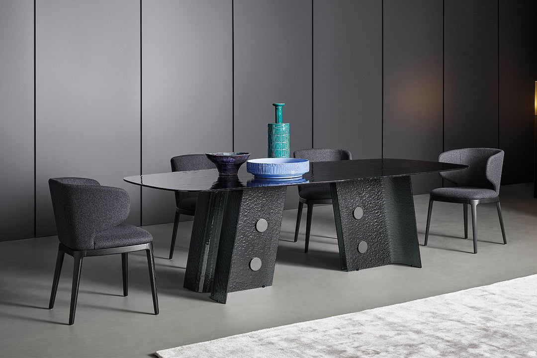 Boton Glass Dining Table Bonaldo