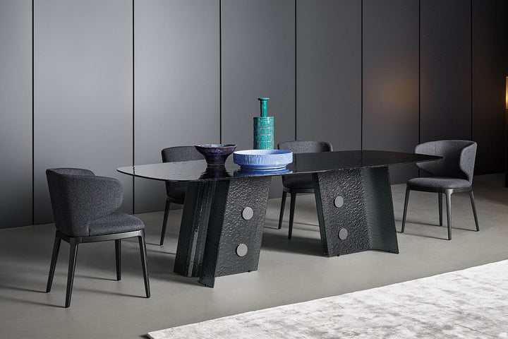 Boton Glass Dining Table Bonaldo