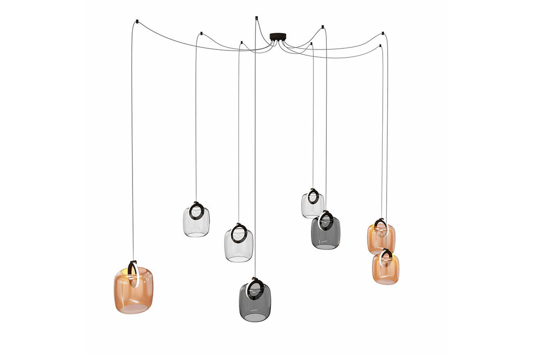 Botticelle Decentralized Chandelier Ceiling Lights Ozzio Italia