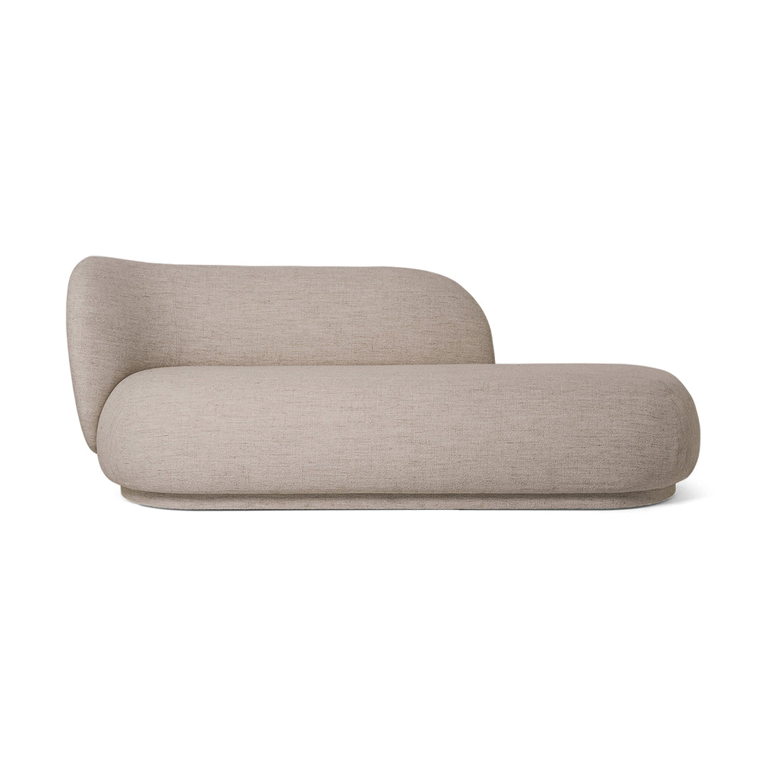 Rico Divan Sofas Ferm Living Boucle Sand Left Facing