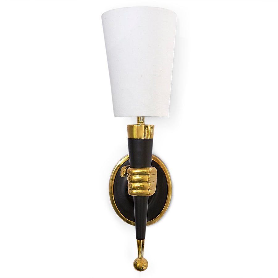 Brass Hand Sconce Jonathan Adler Right Facing