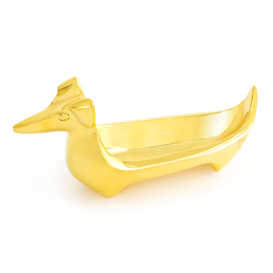 Brass Dachshund Ring Bowl Jonathan Adler Default Title