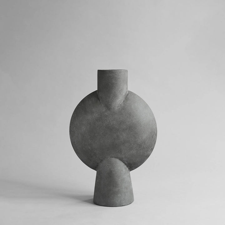 Sphere Vase Bubl, Hexa - Dark Grey Vases 101 Copenhagen   
