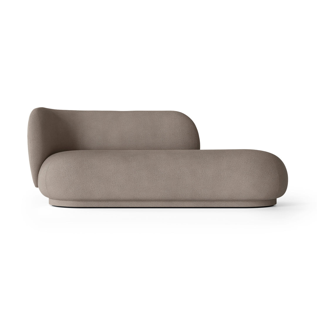 Rico Divan Sofas Ferm Living Brushed Warm Grey Left Facing