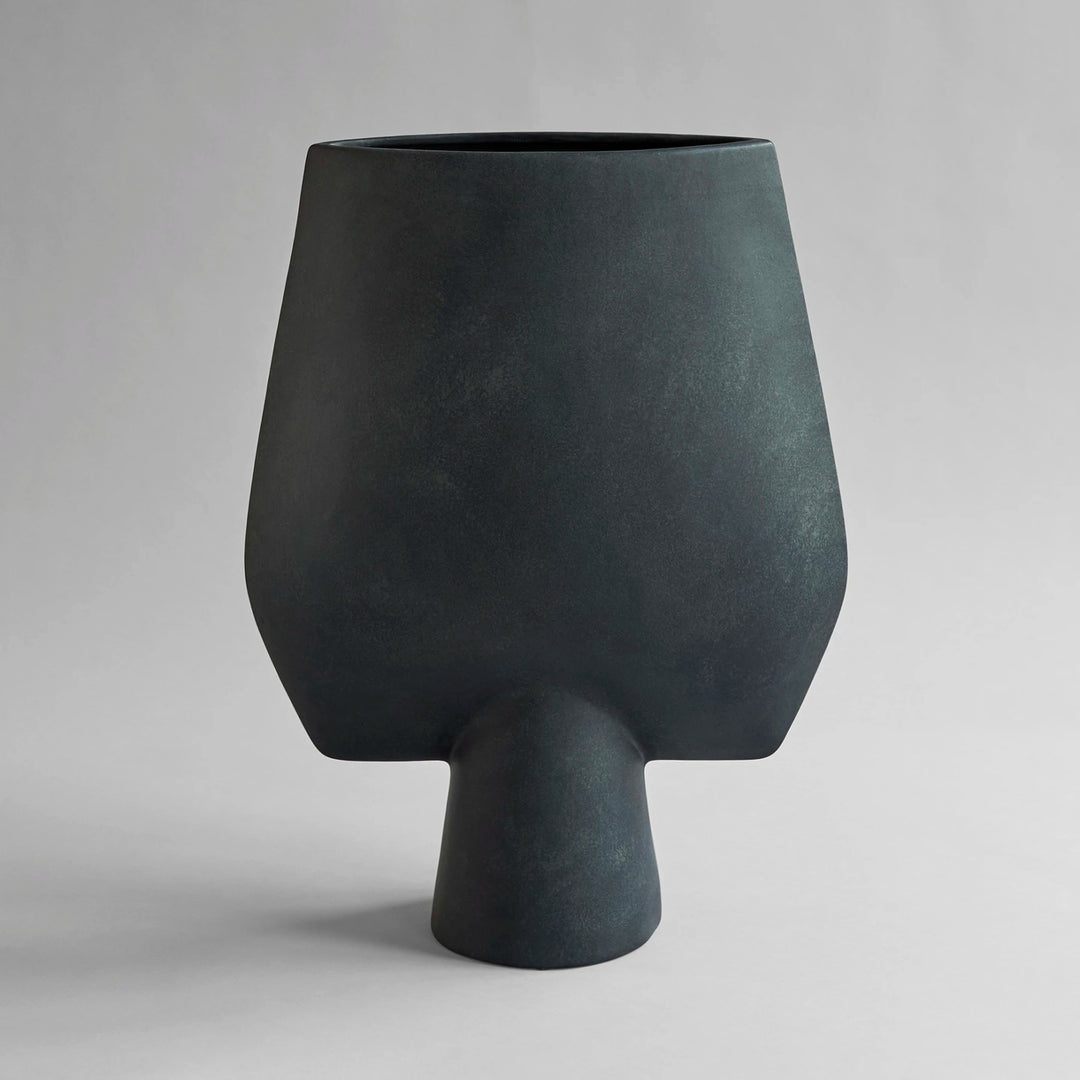 Sphere Vase Square, Hexa - Black Vases 101 Copenhagen   