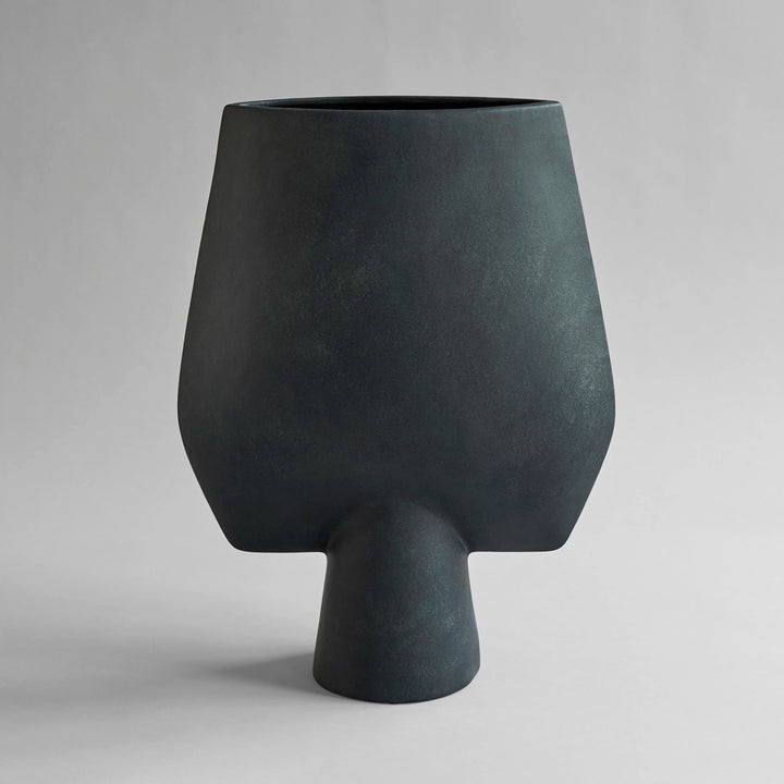 Sphere Vase Square, Hexa - Black Vases 101 Copenhagen   