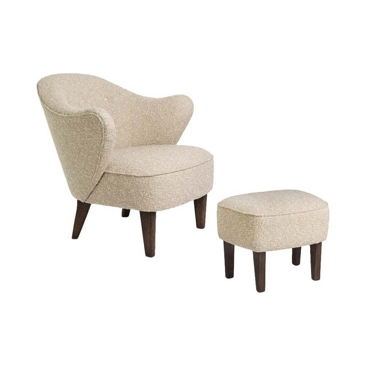 Ingeborg Lounge Chair Chairs Audo Copenhagen Sacho Zero 1 Smoked Oak Matching Footstool